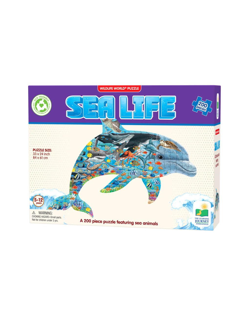 The learning journey παζλ 200 κομματιών άγρια ζωή θάλασσα