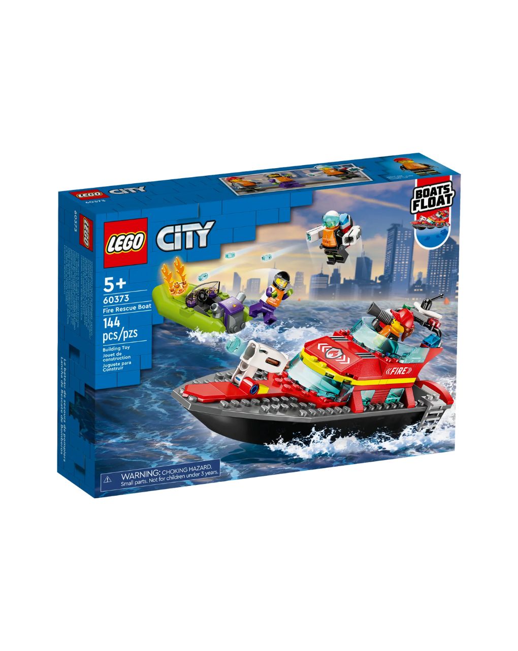 Lego city fire rescue boat 60373