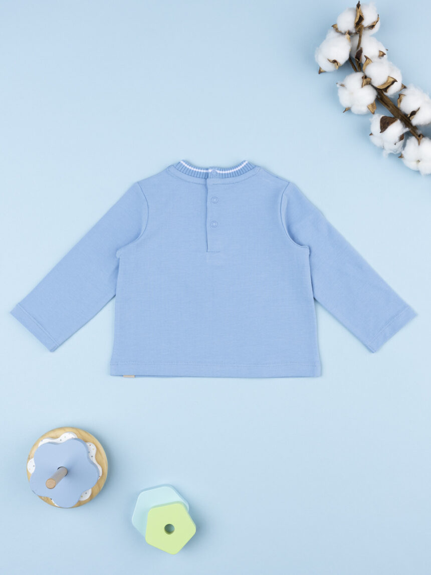 βρεφική μπλούζα γαλάζια little one για αγόρι - Prénatal