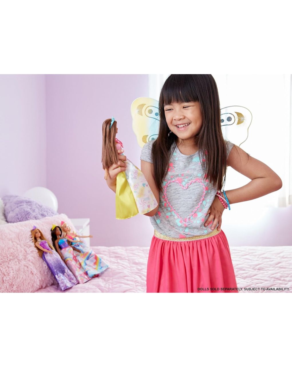 Mattel barbie dreamtopia rainbow πριγκίπισσα κούκλα fjc94 (4 σχέδια) - BARBIE