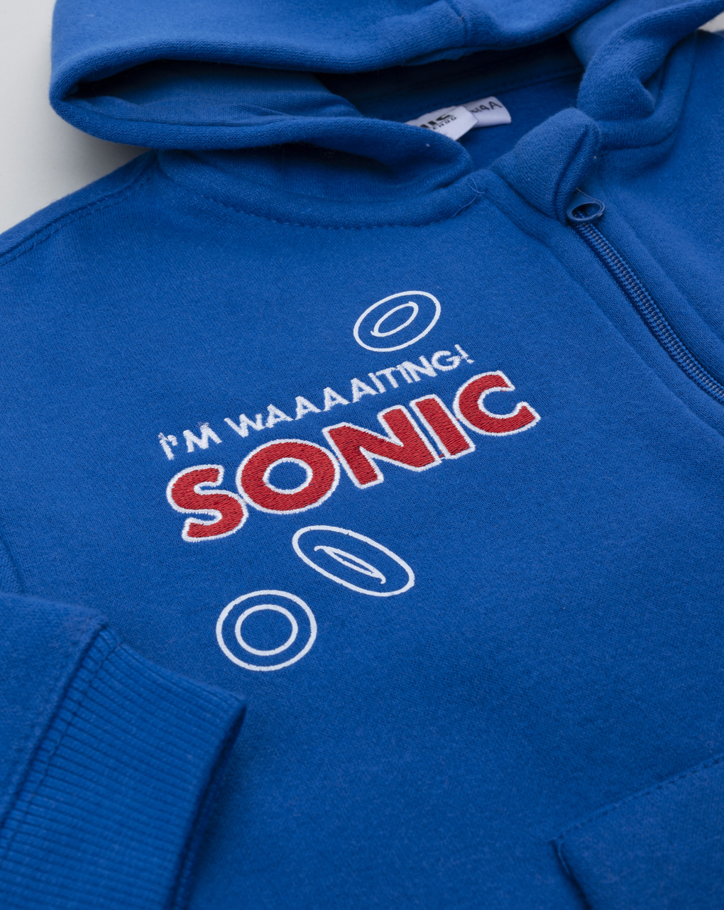 παιδική ζακέτα φούτερ μπλε sonic για αγόρι - Prénatal