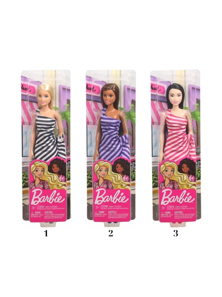 Barbie μini φορέματα (3 σχέδια) t7580 - BARBIE