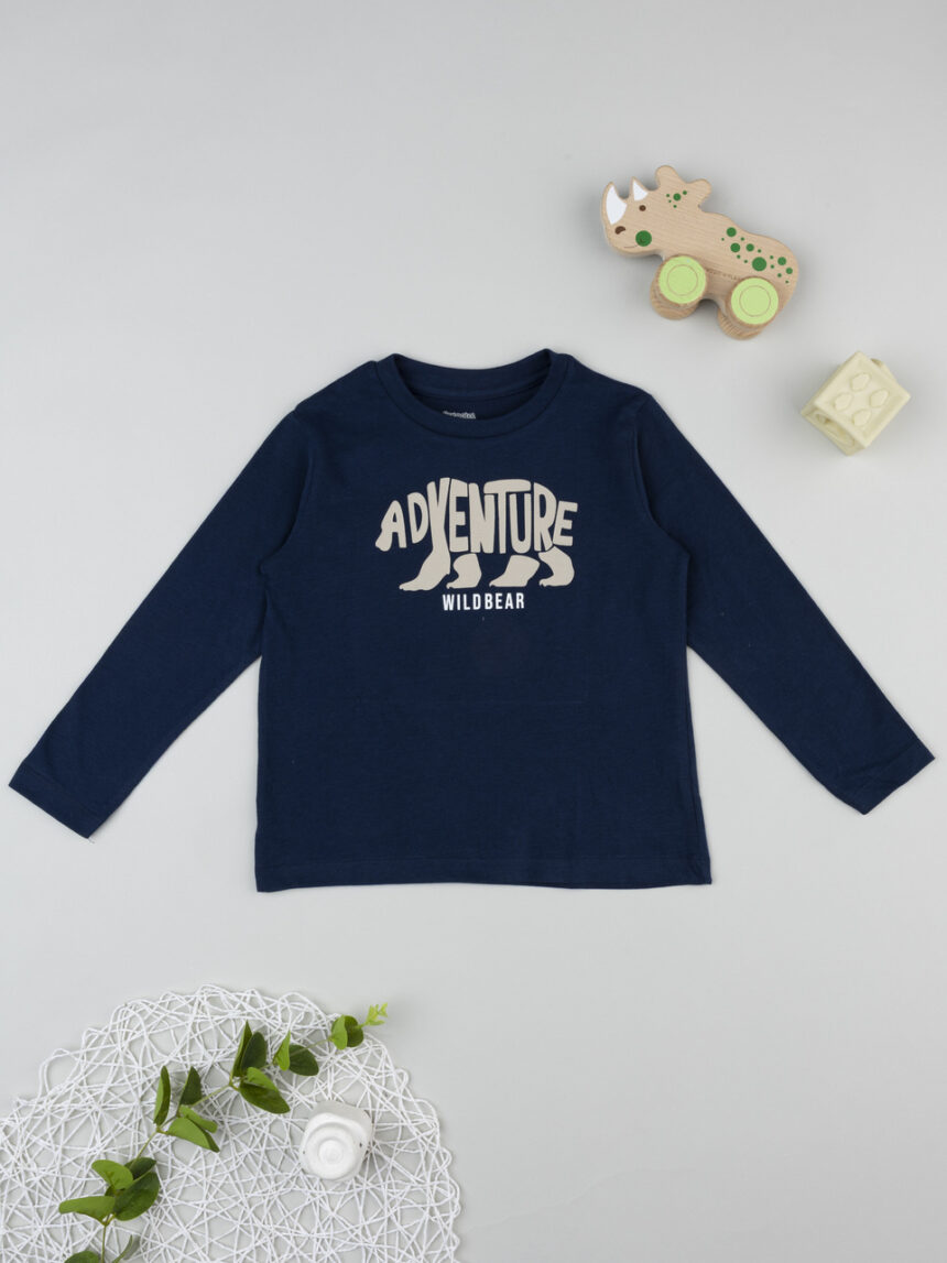 παιδική μπλούζα μπλε adventure για αγόρι - Prénatal