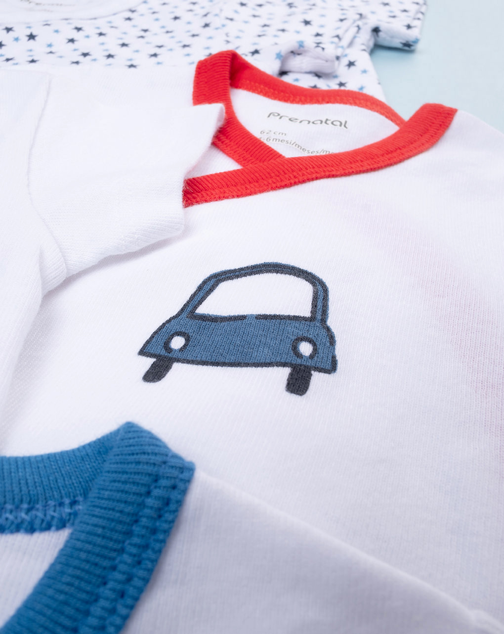 βρεφικά κορμάκια πακέτο x5 με αυτοκίνητα για αγόρι - Prénatal