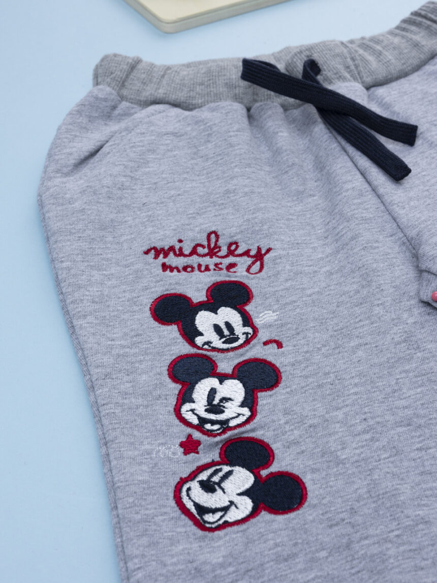 βρεφικό παντελόνι φόρμας γκρι mickey για αγόρι - Prénatal