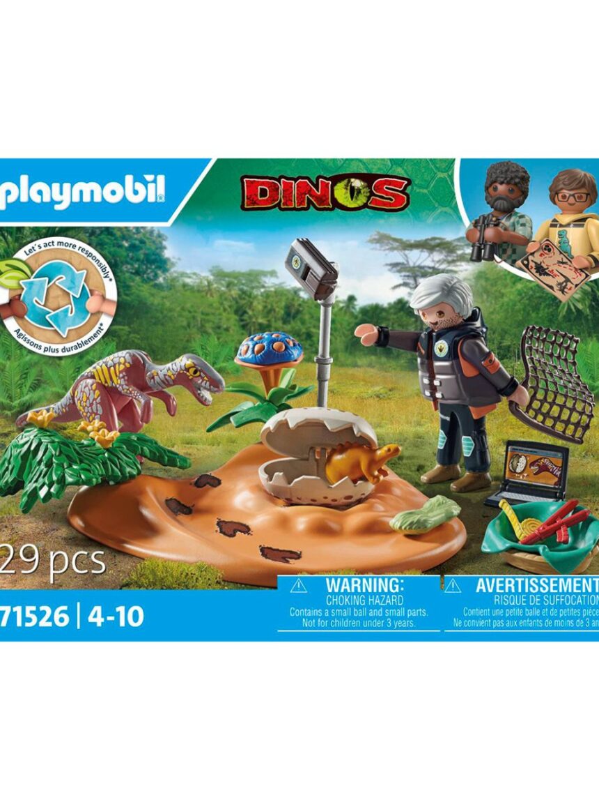 Playmobil dinos φωλιά στεγόσαυρου και κλέφτης αυγών 71562 - Playmobil