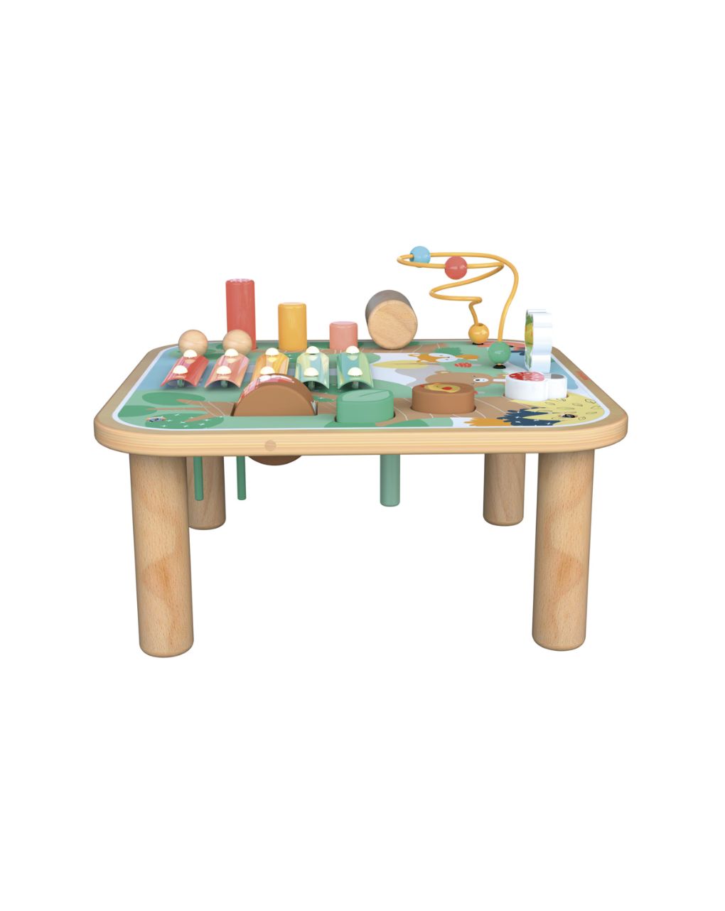 Wood ’n play ξύλινο τραπεζάκι δραστηριοτήτων “δάσος” - 
