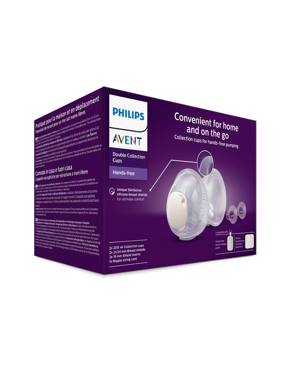 Philips avent σετ κύπελλα συλλογής 2τμχ για hands-free scf439/01 - Philips Avent
