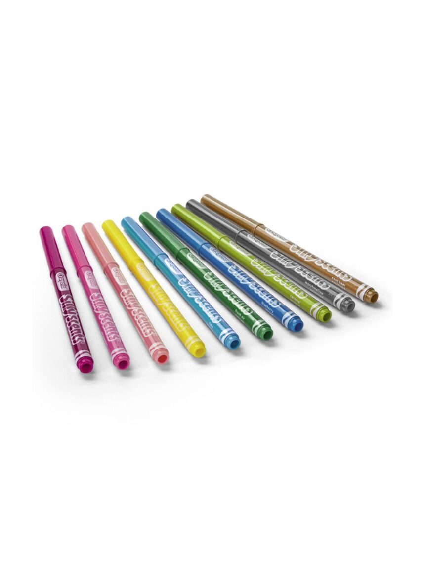 Crayola wash silly scents μαρκαδόροι 10τμχ 58-5071-e-000 - Crayola
