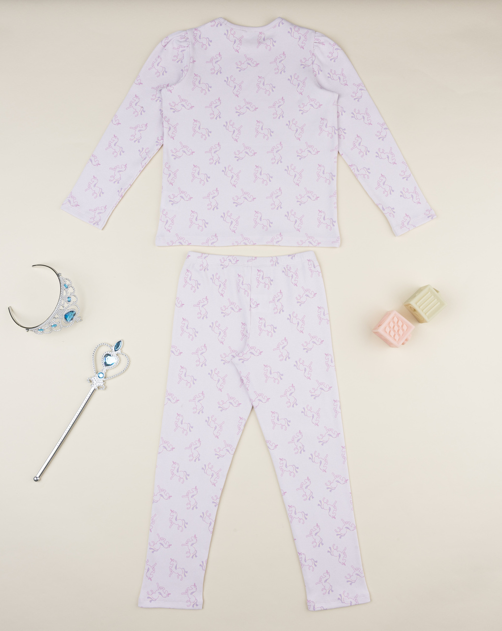 παιδική πιτζάμα λιλά με μονόκερους για κορίτσι - Prénatal
