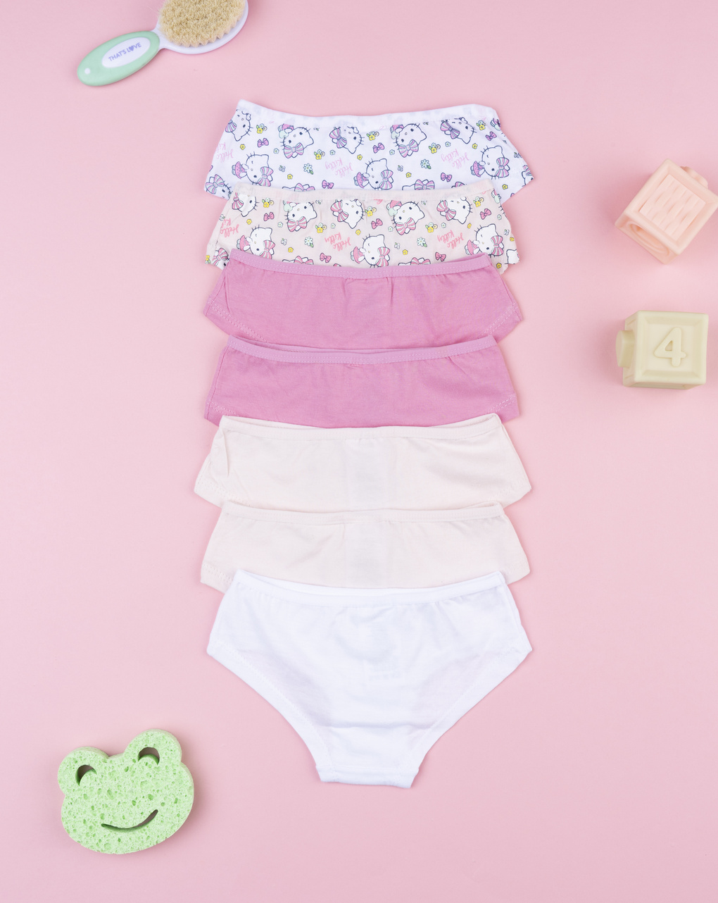 παιδικά σλιπ πακέτο x7 hello kitty για κορίτσι - Prénatal