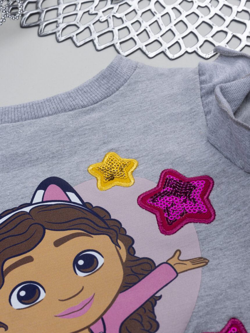 παιδική μπλούζα φούτερ γκρι gabby για κορίτσι - Prénatal