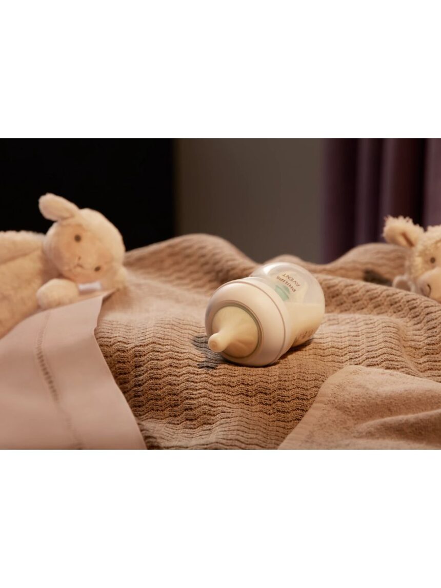 Philips avent πλαστικό μπιμπερό natural response με airfree vent 125ml 0m+ scy670/01 - Philips Avent