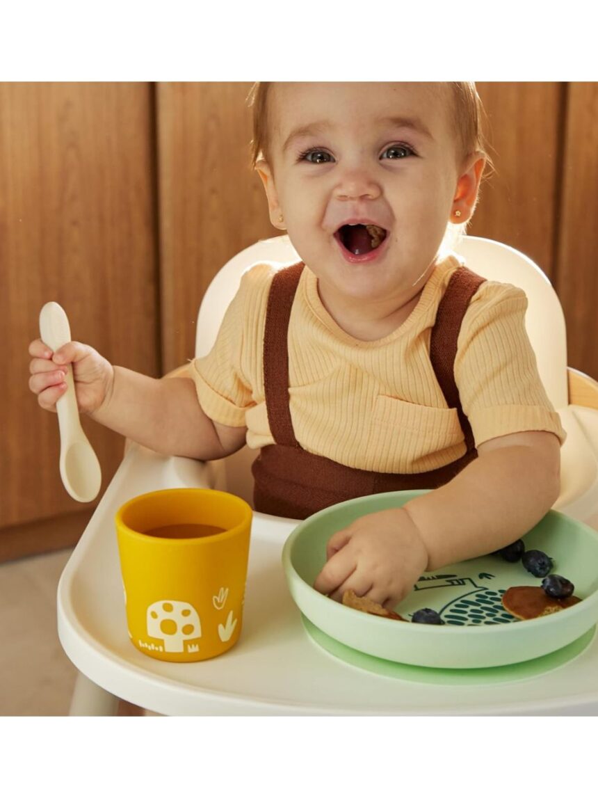 Miniland blw σετ φαγητού σιλικόνης forest ml89639 - Miniland