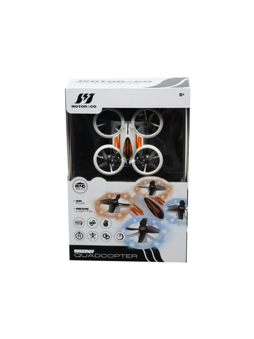 Motor & co mini drone 360° φως νέον - Motor&Co