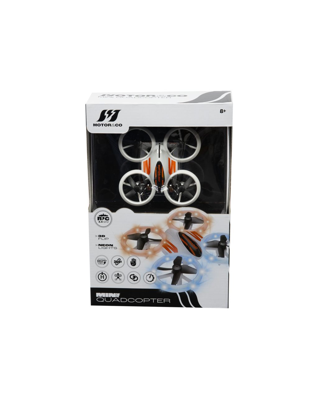 Motor & co mini drone 360° φως νέον - Motor&Co
