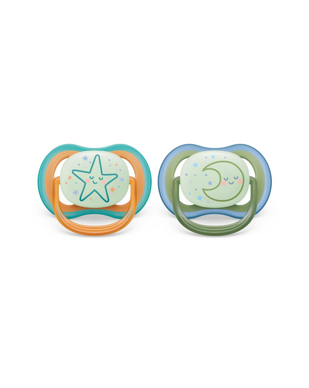 Philips avent ultra air night πιπίλες σιλικόνης 2τμχ 18m+ scf376/23 - Philips Avent
