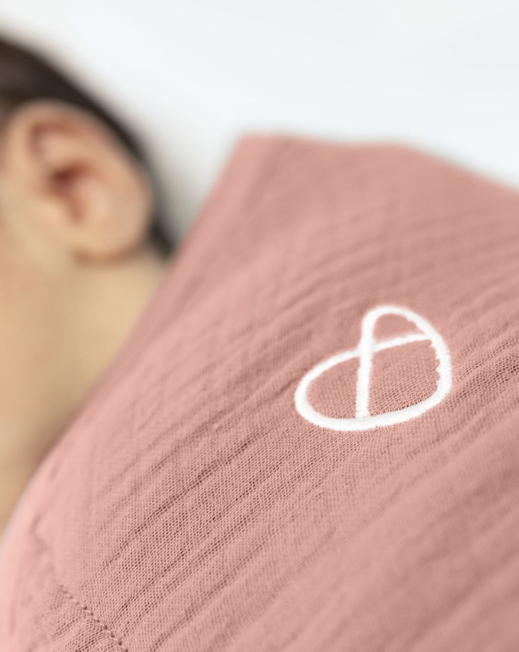 Swaddleme™ by ingenuity™  πάνα αγκαλιάς muslin swaddle blush 1.5 tog 0-3m 17051 - Swaddleme