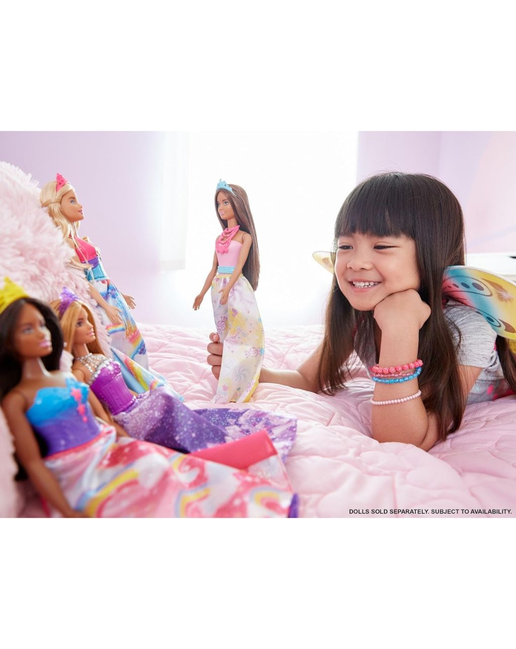 Mattel barbie dreamtopia rainbow πριγκίπισσα κούκλα fjc94 (4 σχέδια) - BARBIE