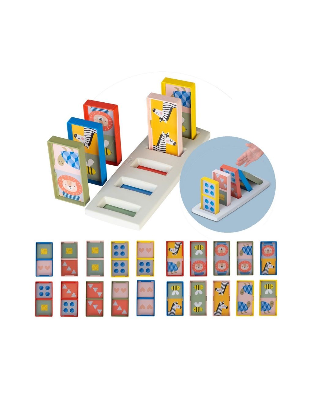 Taf toys παιχνίδι ντόμινο my 1st domino rally t-12865