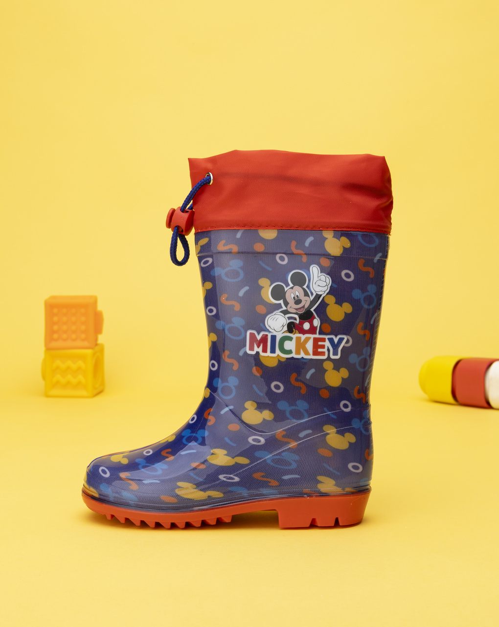 παιδικές γαλότσες μπλε με το mickey για αγόρι