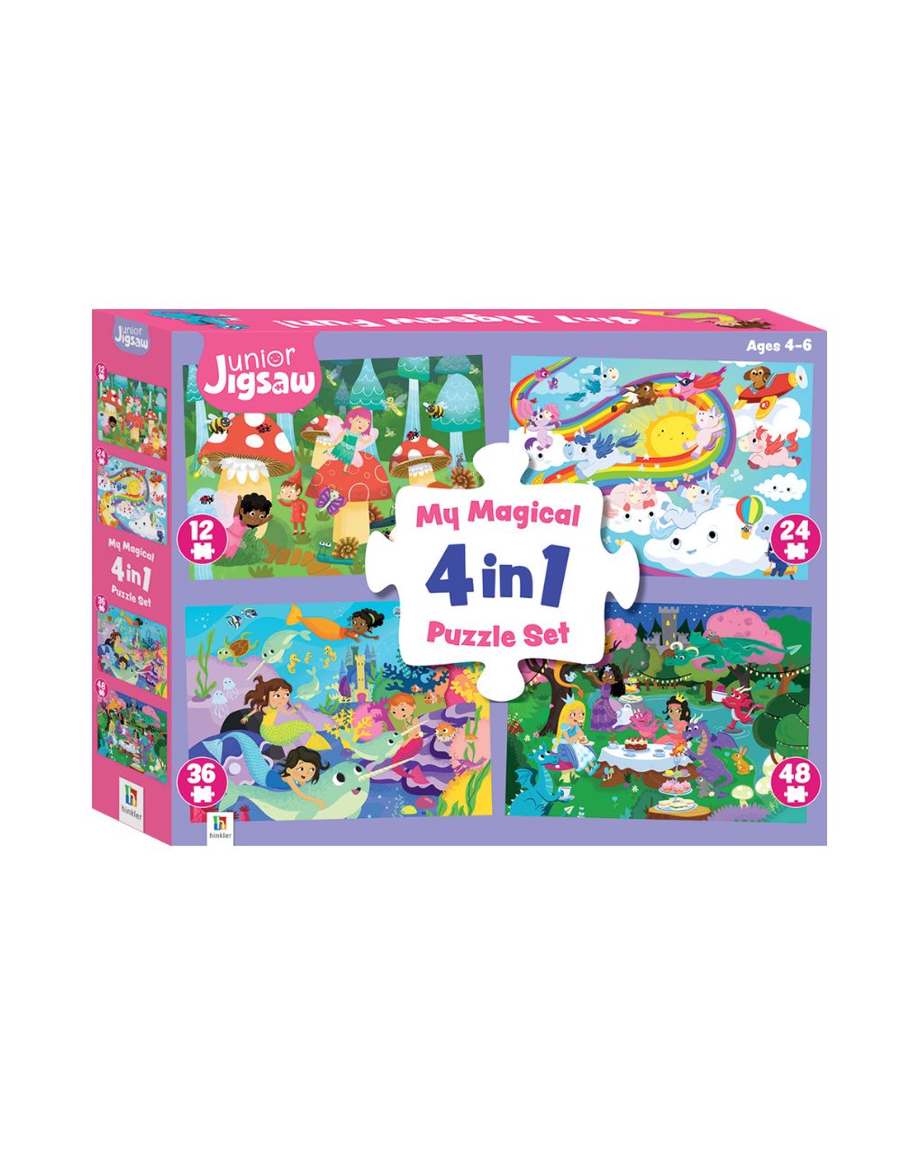 Hinkler παζλ 4-in-1 jigsaw my magical puzzle set fo-4 - HINKLER