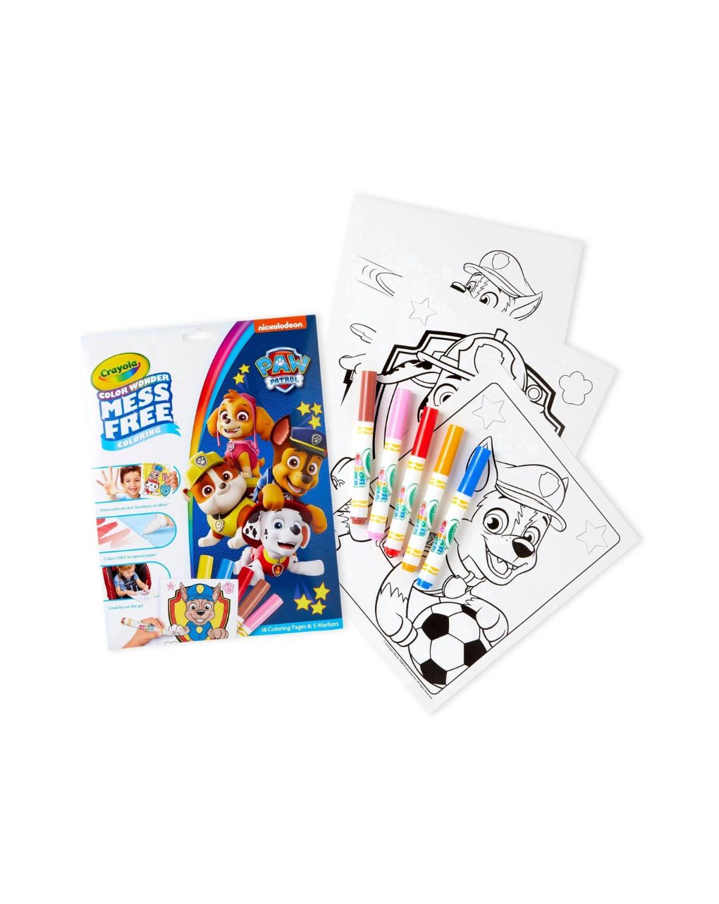 Crayola color wonder σετ ζωγραφικής paw patrol - Crayola
