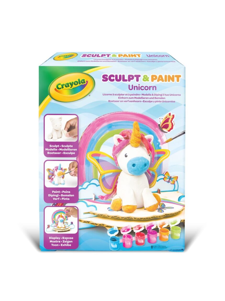 Crayola paint & sculpt unicorn – σετ δημιουργίας μονόκερου - Crayola