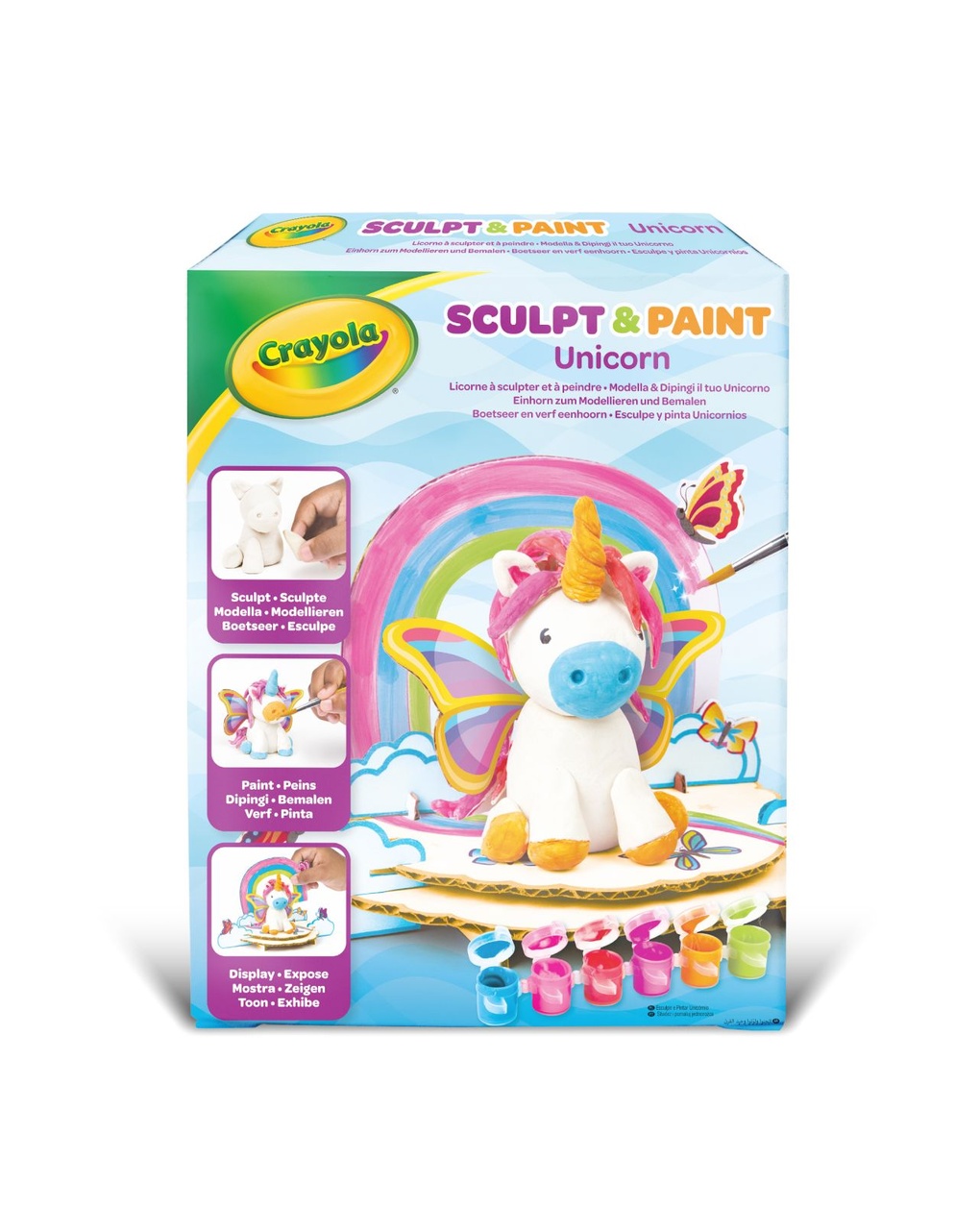 Crayola paint & sculpt unicorn – σετ δημιουργίας μονόκερου - Crayola