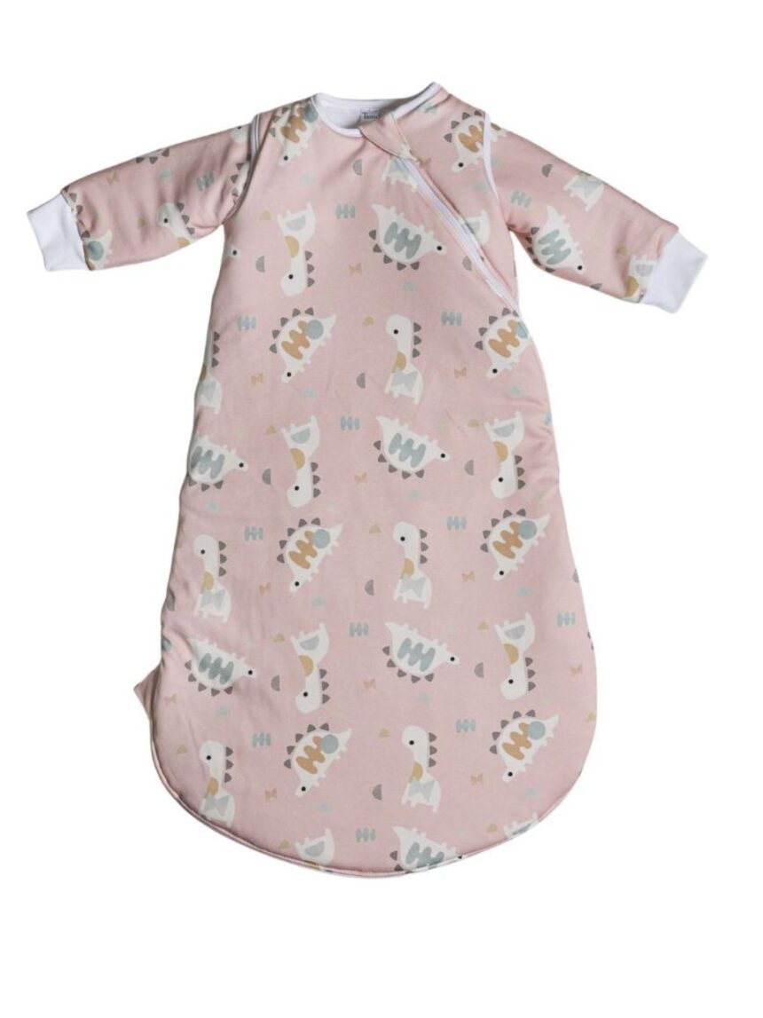 Tender υπνόσακος χειμερινός marble 2.5 tog dino world ροζ 27172 - Tender