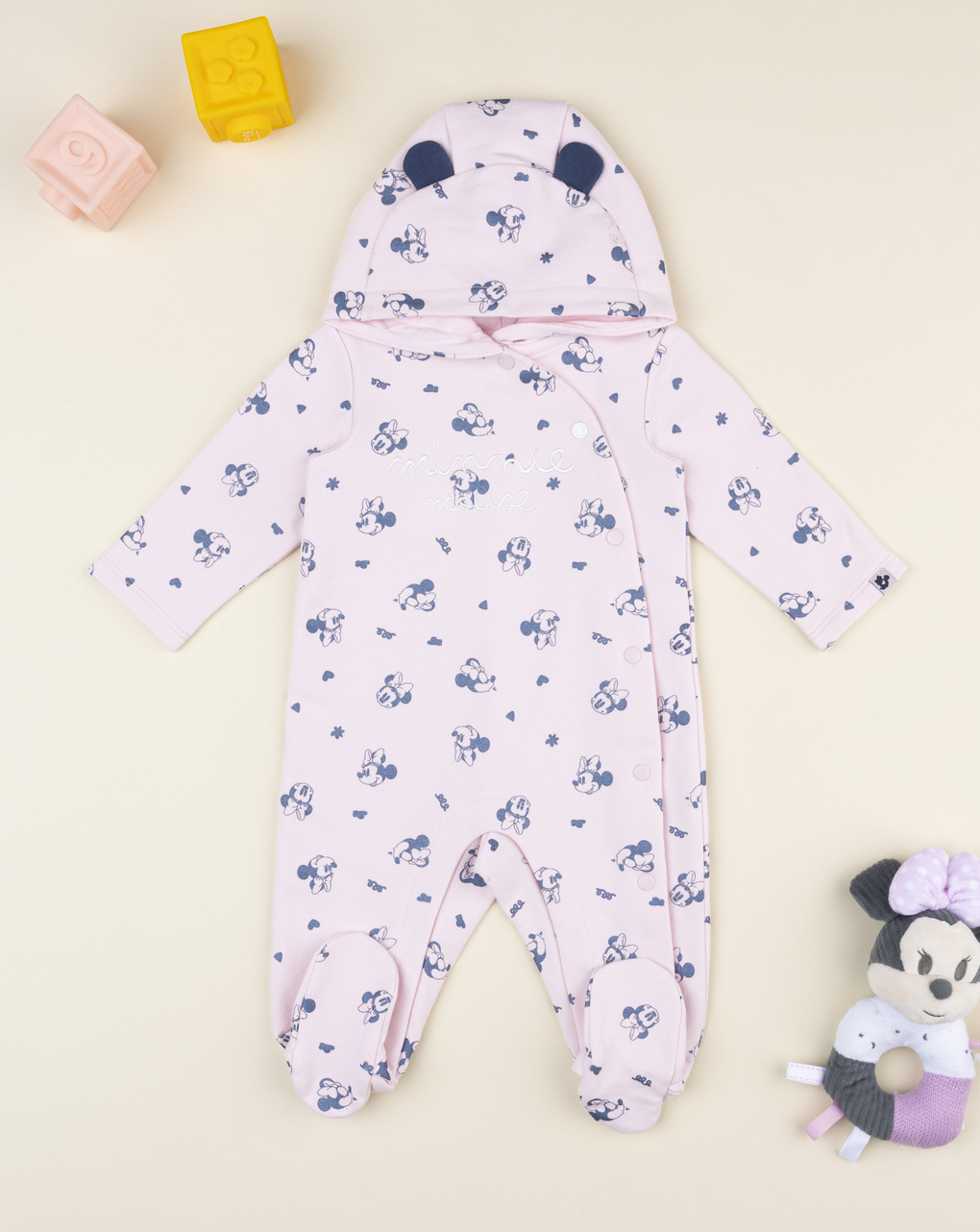 βρεφικό φορμάκι ροζ minnie για κορίτσι