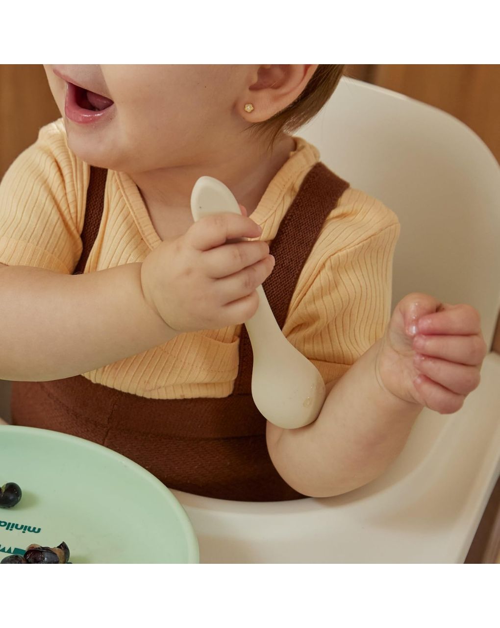 Miniland blw σετ φαγητού σιλικόνης forest ml89639 - Miniland