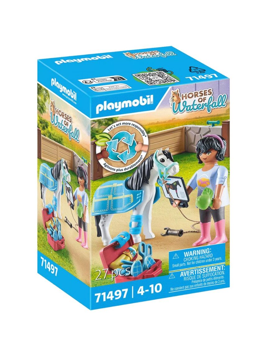 Playmobil horses of waterfall ιππίατρος και άλογο 71497 - Playmobil
