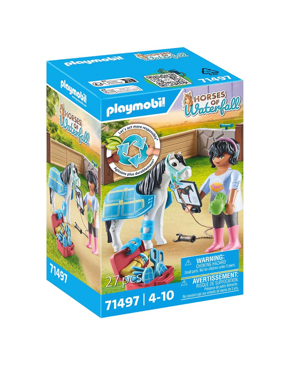 Playmobil horses of waterfall ιππίατρος και άλογο 71497 - Playmobil