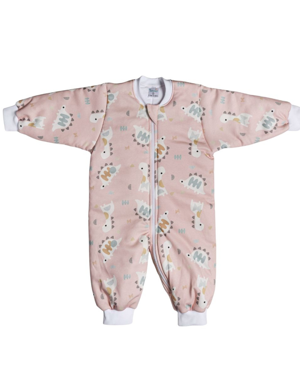 Tender υπνόσακος χειμερινός classic 2.5 tog dino world ροζ 27052