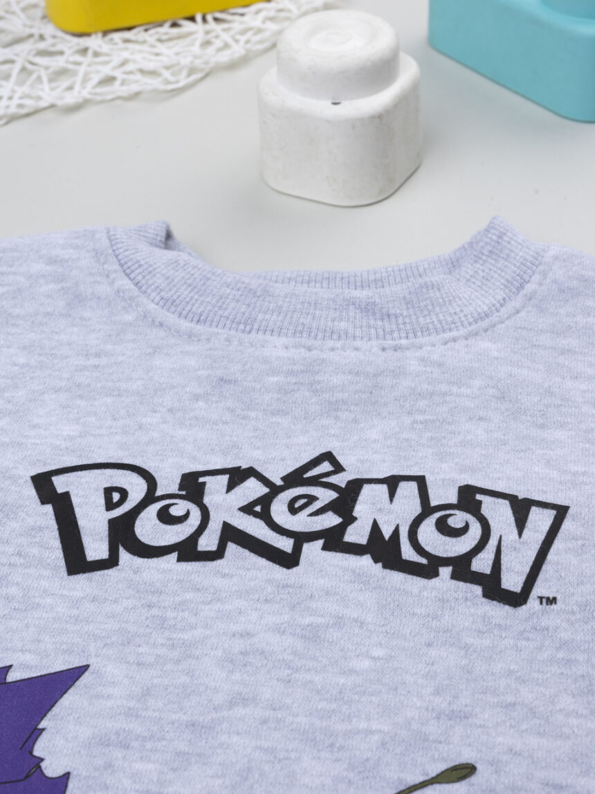 παιδική μπλούζα φούτερ γκρι pokémon για αγόρι - Prénatal