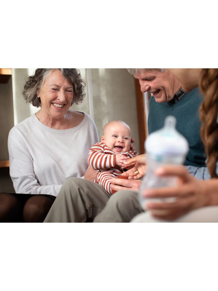 Philips avent πλαστικό μπιμπερό natural response με airfree valve 260ml 3-6m scy673/01 - 