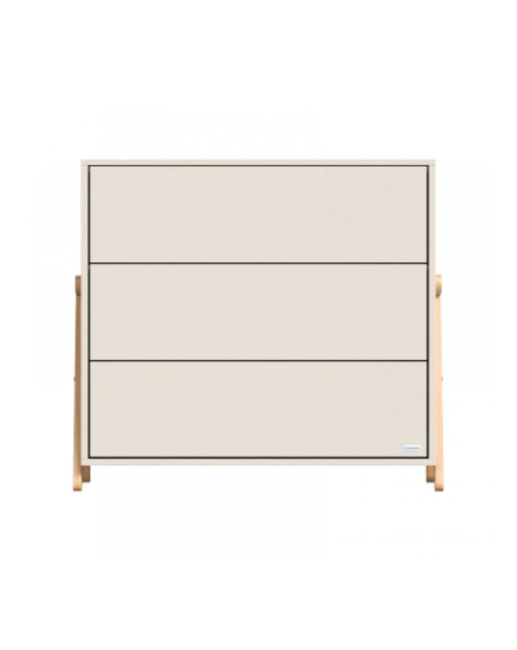 Casababy βρεφική συρταριέρα με 3 συρτάρια palmer ecru 590355 - CASABABY