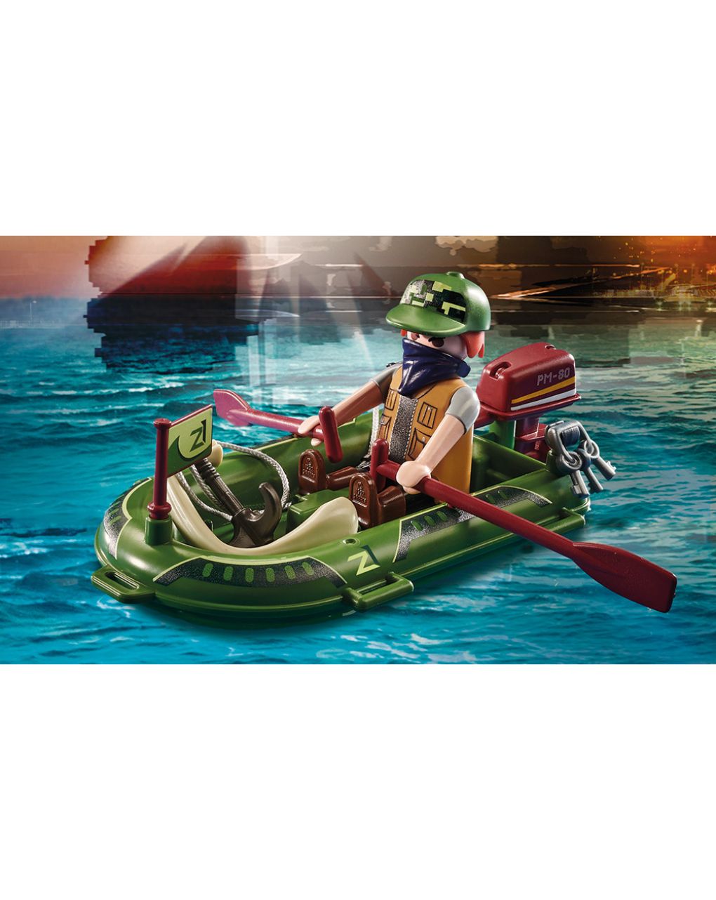 Playmobil city action καταδίωξη λαθρεμπόρου απο αστυνομικό υδροπλάνο 70779 - Playmobil, Playmobil City Action