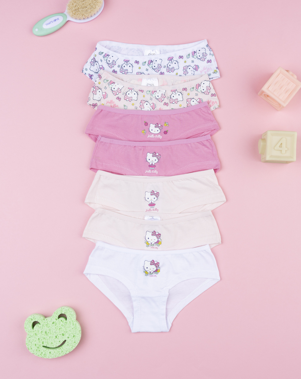 παιδικά σλιπ πακέτο x7 hello kitty για κορίτσι