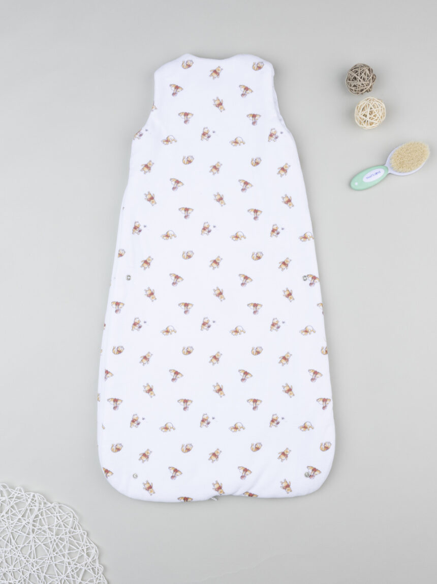 βρεφικός αμάνικος υπνόσακος σενίλ λευκός winnie 2.5 tog - Prénatal