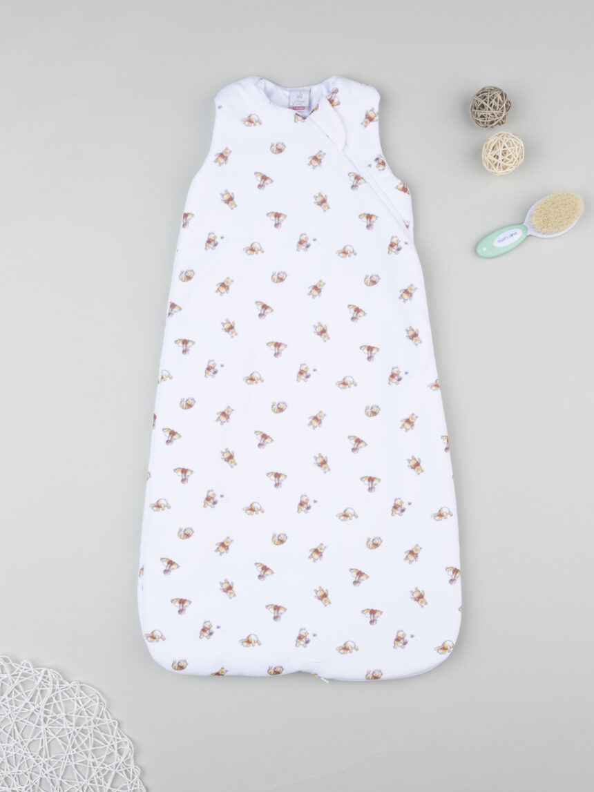 βρεφικός αμάνικος υπνόσακος σενίλ λευκός winnie 2.5 tog - Prénatal