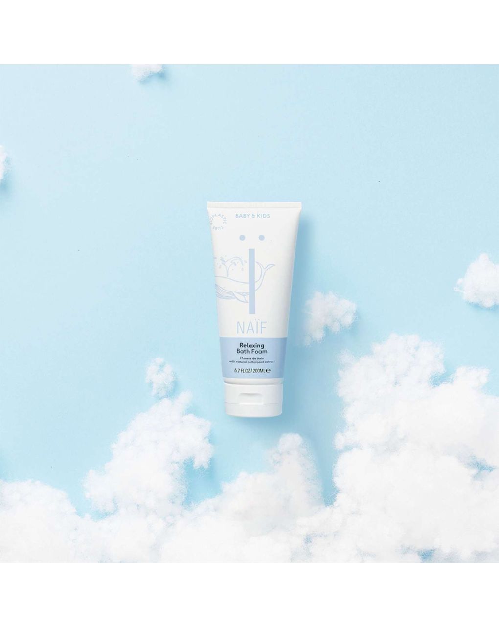 Naif χαλαρωτικό βρεφικό αφρόλουτρο για βρέφη και παιδιά 200ml naif-p054 - NAIF