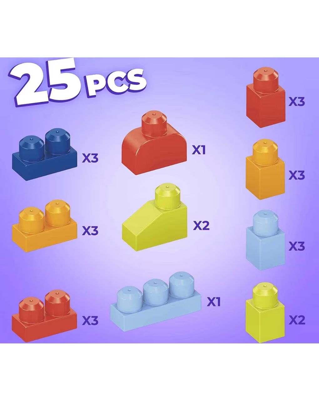 Mega cool corgi κουβαδάκι με τουβλάκια 25τμχ σκυλάκι hdk81 - Mattel