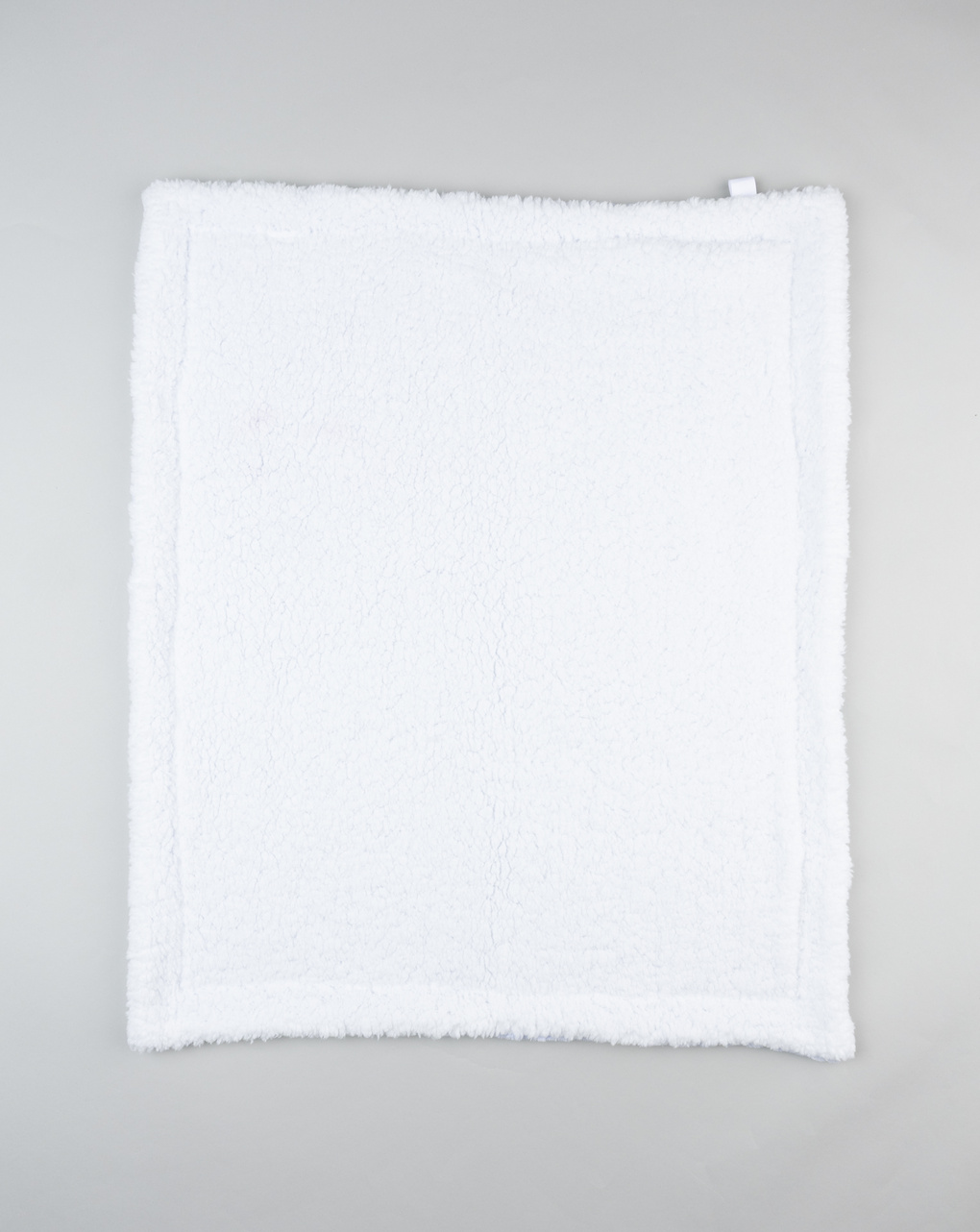 βρεφική σενίλ κουβέρτα γαλάζια με γουνάκι για αγόρι - Prénatal