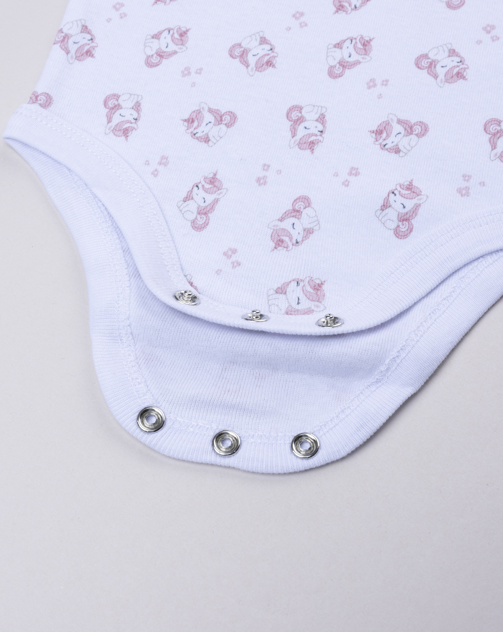 βρεφικό κορμάκι λευκό με μονόκερους για κορίτσι - Prénatal