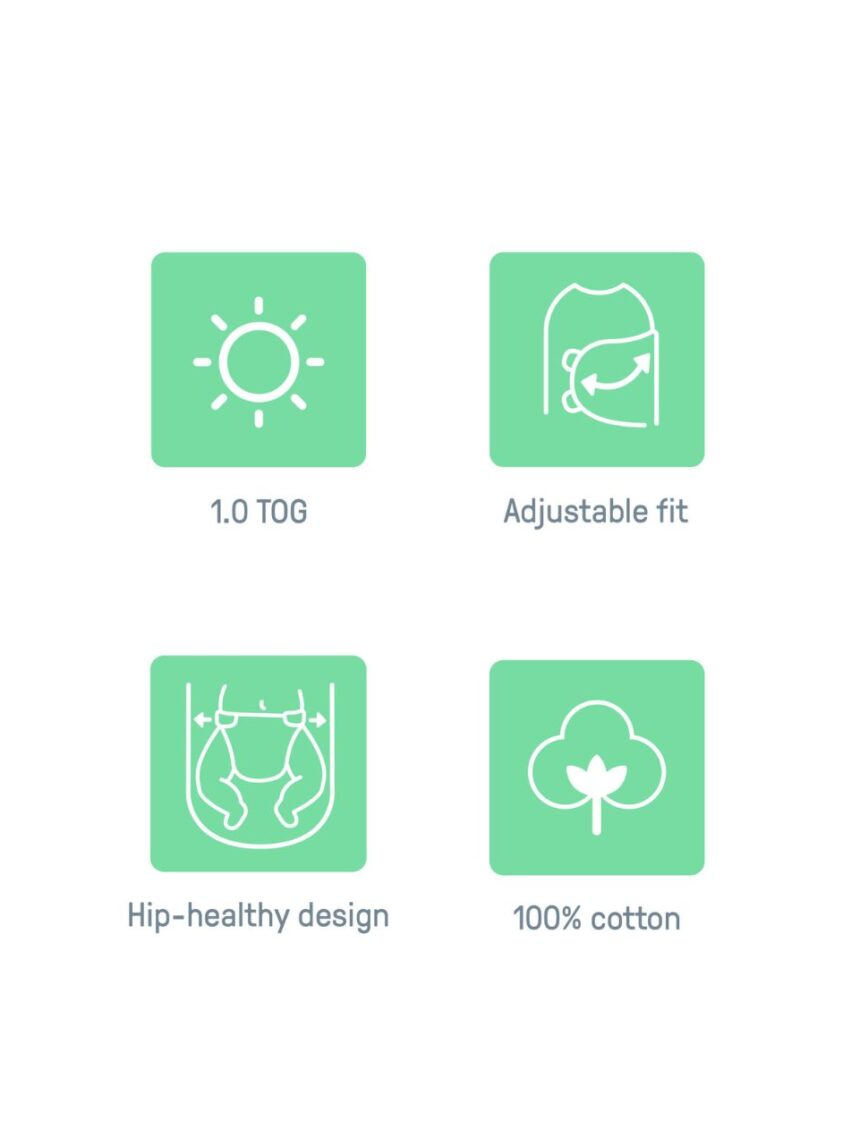 Swaddleme™ by ingenuity™  πάνα αγκαλιάς arms free convertible swaddle luna 1.0 tog 3-6m 17062 - Swaddleme