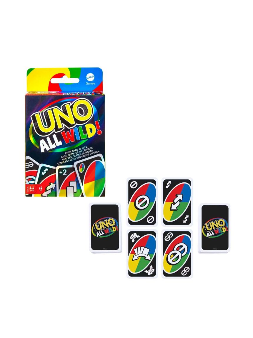 Mattel games επιτραπέζιο uno all wild hhl35 - Mattel Games