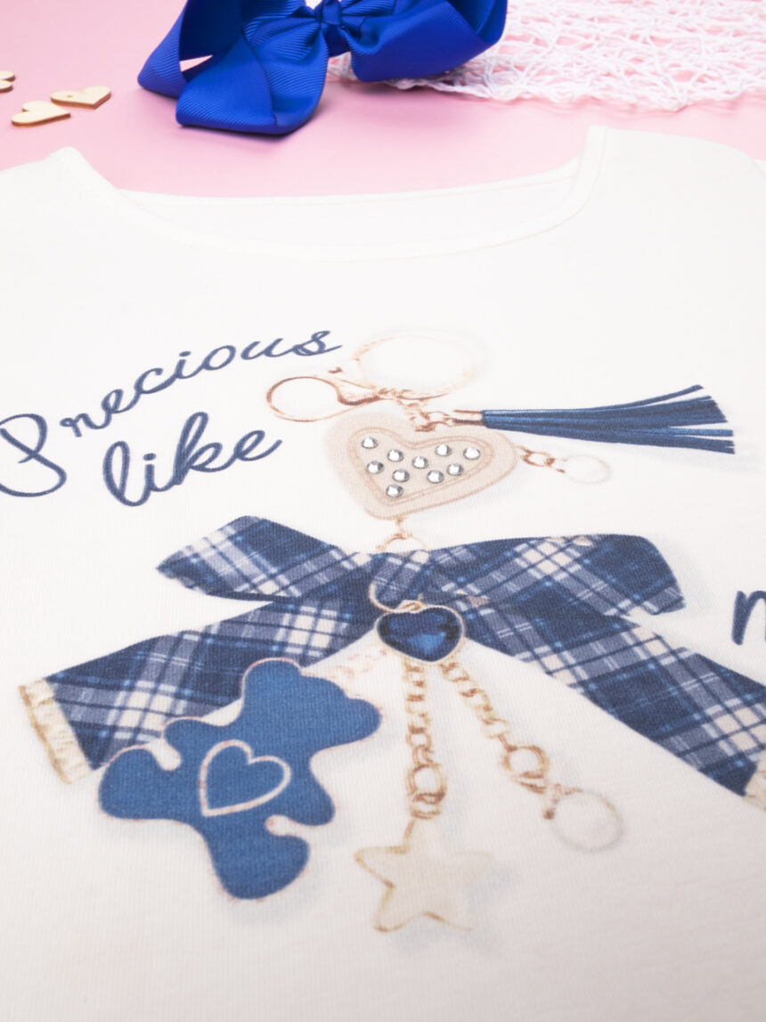 παιδική μπλούζα λευκή precious για κορίτσι - Prénatal