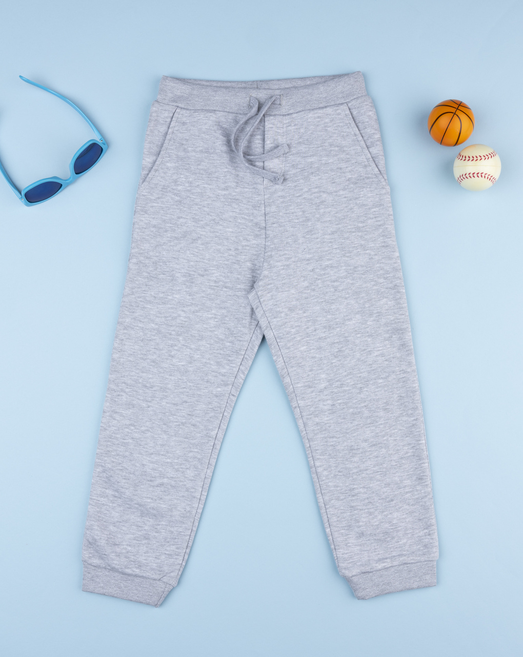 παιδικό παντελόνι φούτερ γκρι για αγόρι